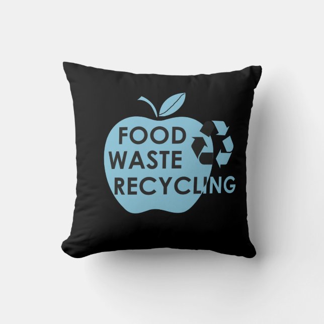 Reduce food waste recycling eco friendly cushion (Front)