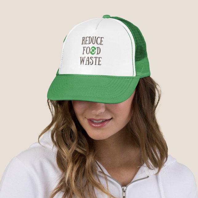 reduce food waste trucker hat (In Situ)