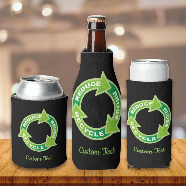 Reduce Reuse Recycle Can Cooler (Creator Uploaded)