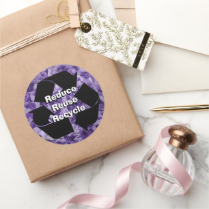 Reduce, Reuse, Recycle Classic Round Sticker