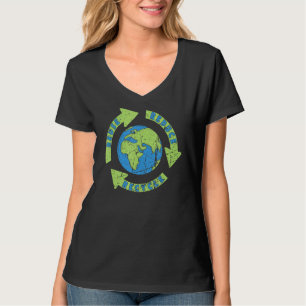 Reduce Reuse Recycle Earth Day Conservation Planet T-Shirt