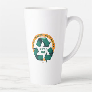 Reduce Reuse Recycle Eco Tee Latte Mug