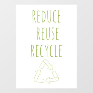 Reduce Reuse Recycle Healthy Food   Eco Green  Win