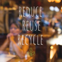 Reduce Reuse Recycle Healthy Food | Eco Green Win