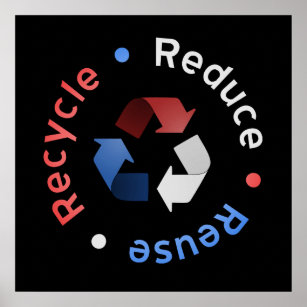 Reduce Reuse Recycle Posters & Photo Prints | Zazzle NZ
