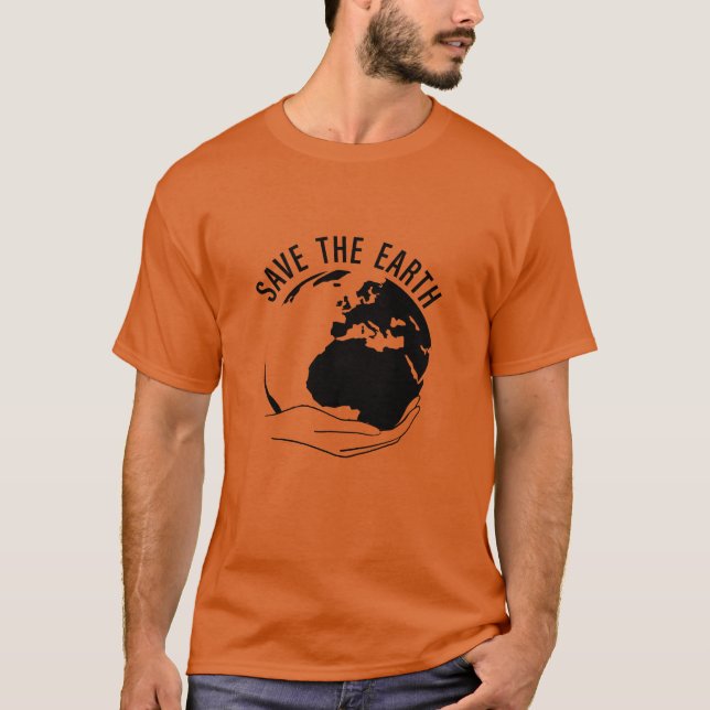 Reduce reuse recycle save the earth T-Shirt (Front)