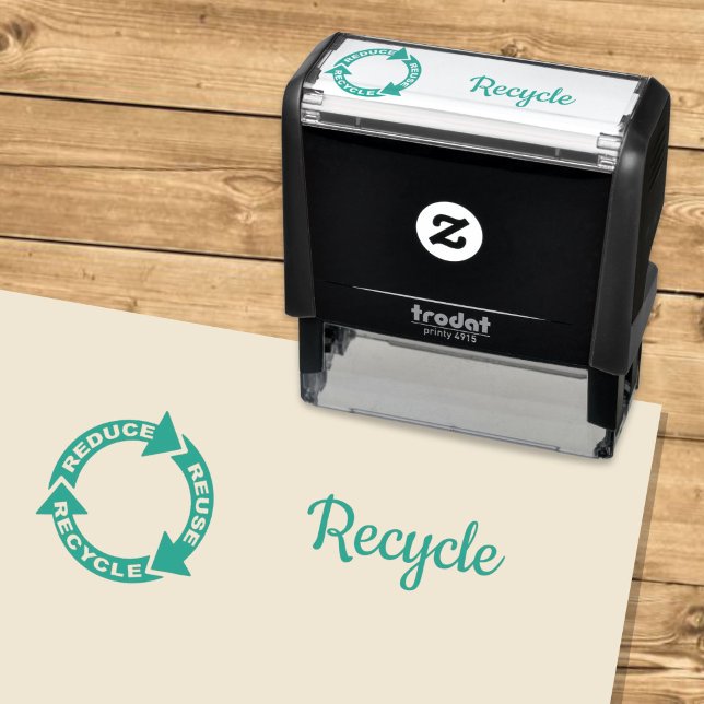 Reduce Reuse Recycle Self-inking Stamp (Creator Uploaded)