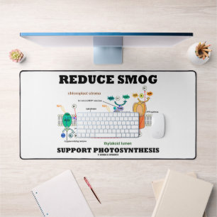 Reduce Smog Support Photosynthesis Light Dependent Desk Mat