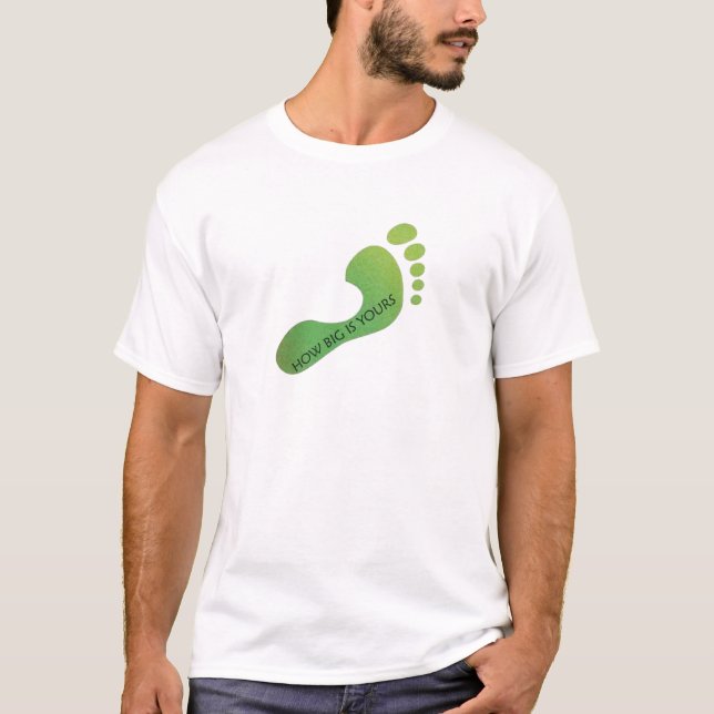 Reduce your carbon footprint tee (Front)