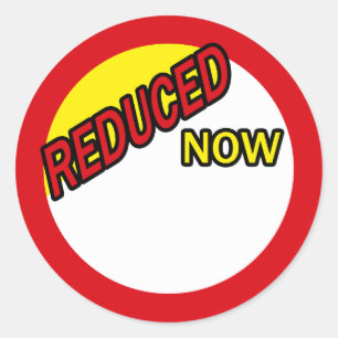 REDUCED NOW Retail Label