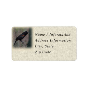 Redwing Blackbird Custom Address Labels
