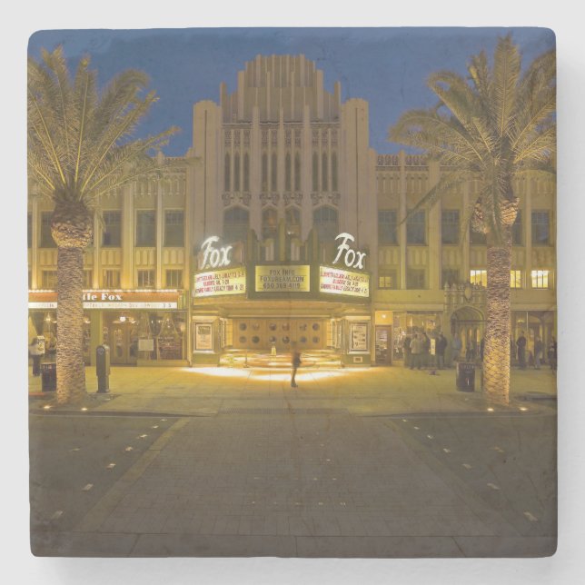 Redwood City 150th Anniversary Stone Coaster (Front)