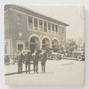 Redwood City 150th Anniversary Stone Coaster