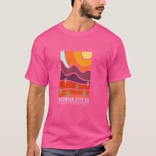 Redwood City California Cool Desert Souvenir Redwo T-Shirt