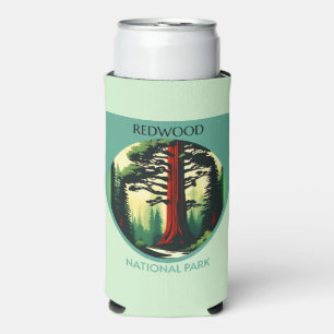 Redwood National Park Beauty in California  Seltzer Can Cooler