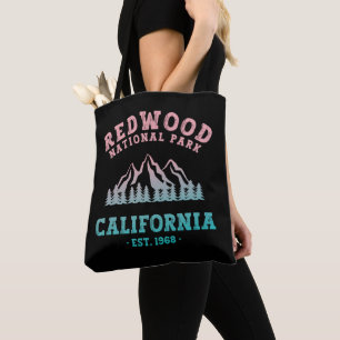 Redwood National Park California Gradient Tote Bag