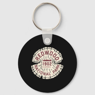 Redwood National Park California Hiking Souvenir G Key Ring