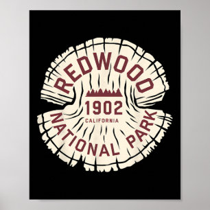 Redwood National Park California Hiking Souvenir G Poster