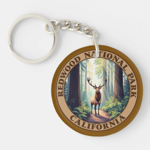 Redwood National Park California Key Ring