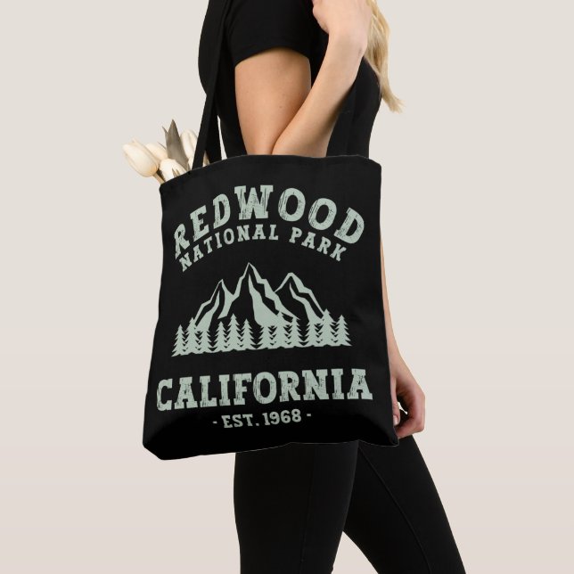 Redwood National Park California Tote Bag (Close Up)