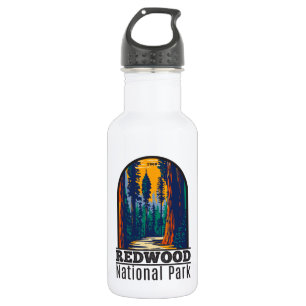 Redwood National Park California Vintage  532 Ml Water Bottle