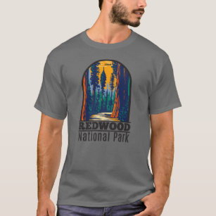 Redwood National Park California Vintage T-Shirt