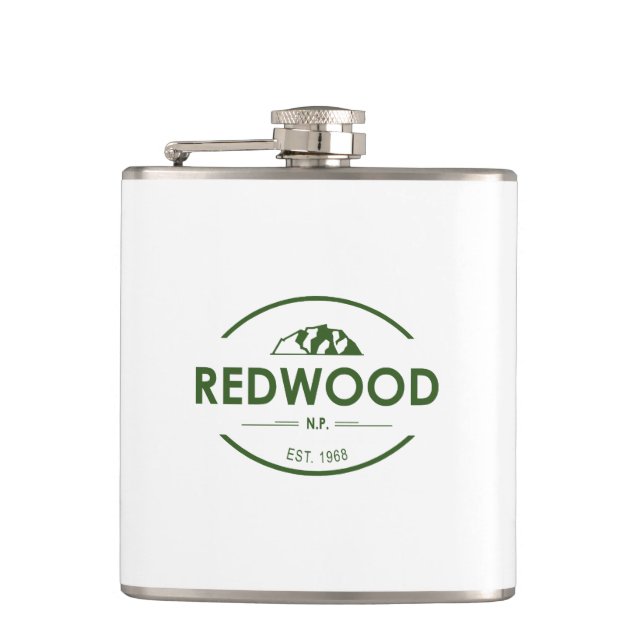 Redwood National Park Hip Flask (Front)