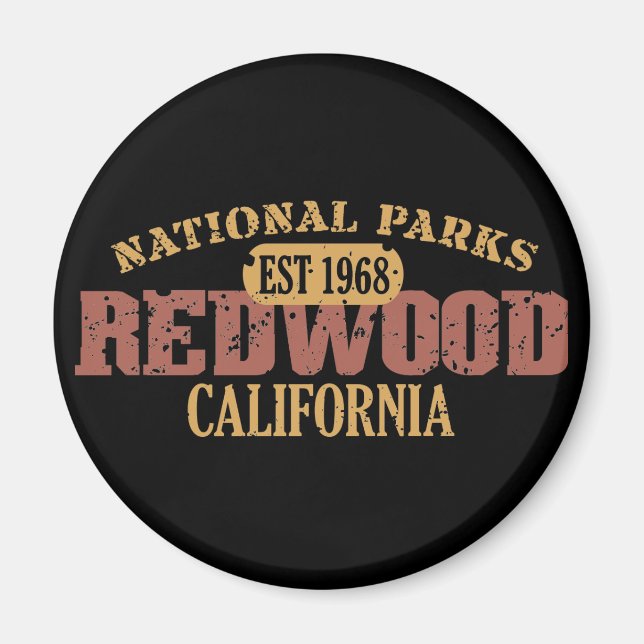 Redwood National Park Magnet (Front)