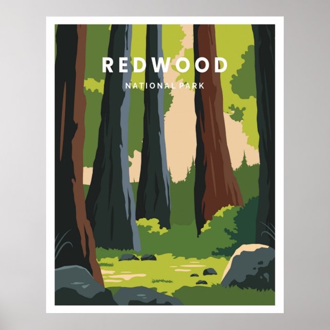 Redwood National Park Poster (Front)