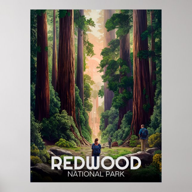 Redwood national state park, Coastal California  Poster (Front)