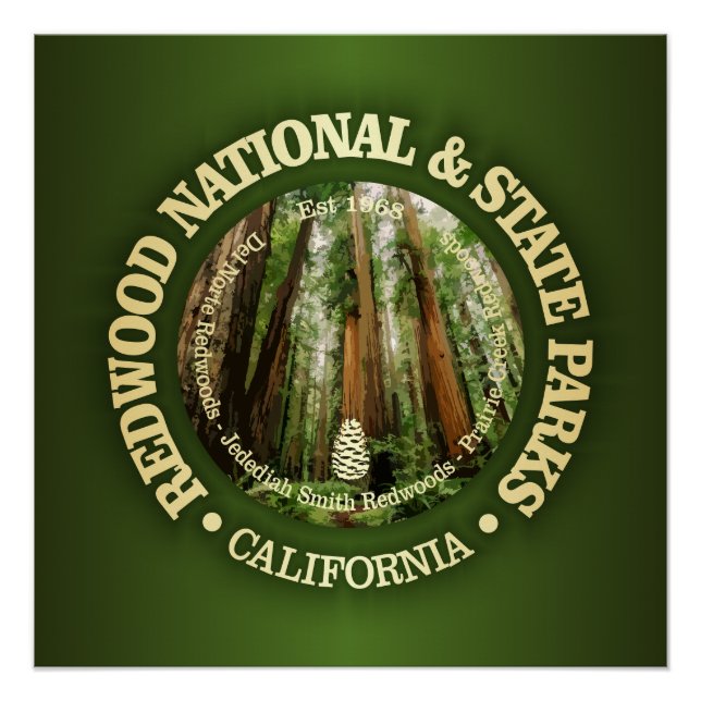 Redwood National & State Parks (NP2) Poster (Front)