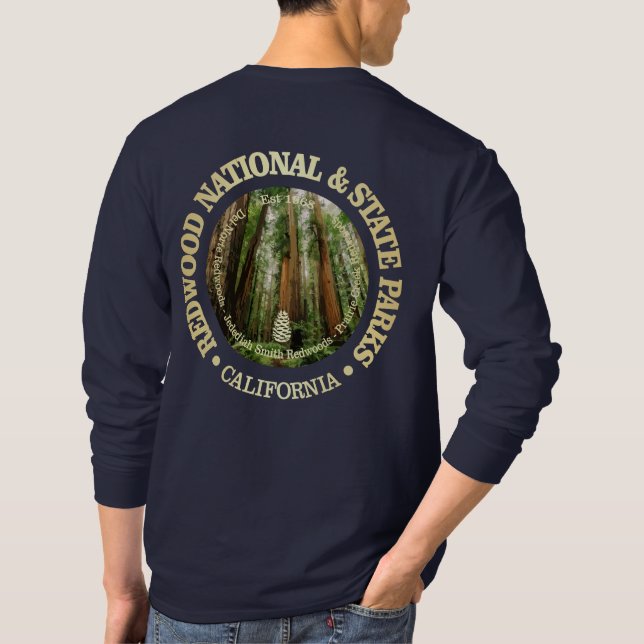 Redwood National & State Parks (NP2) T-Shirt (Back)
