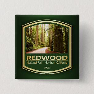 Redwood NP (PF1) 15 Cm Square Badge