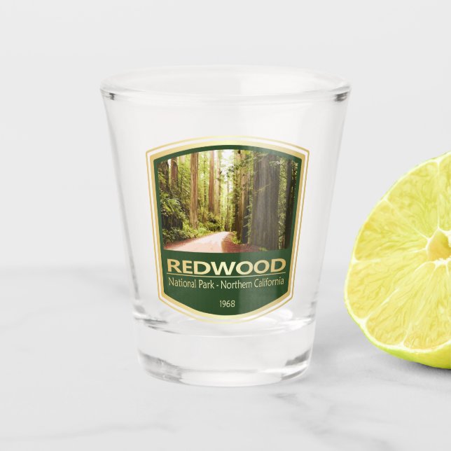 Redwood NP (PF1) Shot Glass (Front)