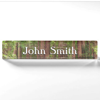 Redwood Trees at Muir Woods National Monument Nameplate