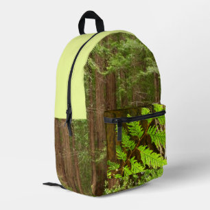 Redwood Trees at Muir Woods National Monument Printed Backpack