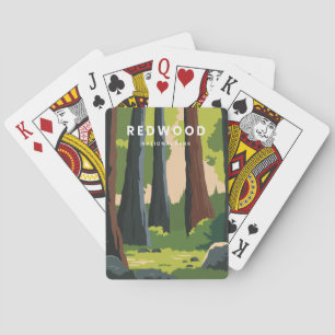 Redwoods National park Playing Cards