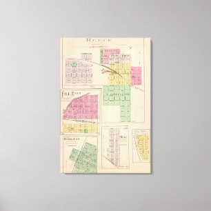 Reece, Fall River, Hamilton, and Climax, Kansas Canvas Print