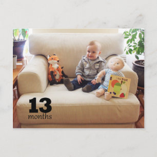 Reed - 13 months postcard