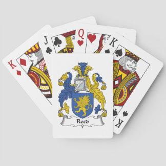 Reed Family Crest Playing Cards