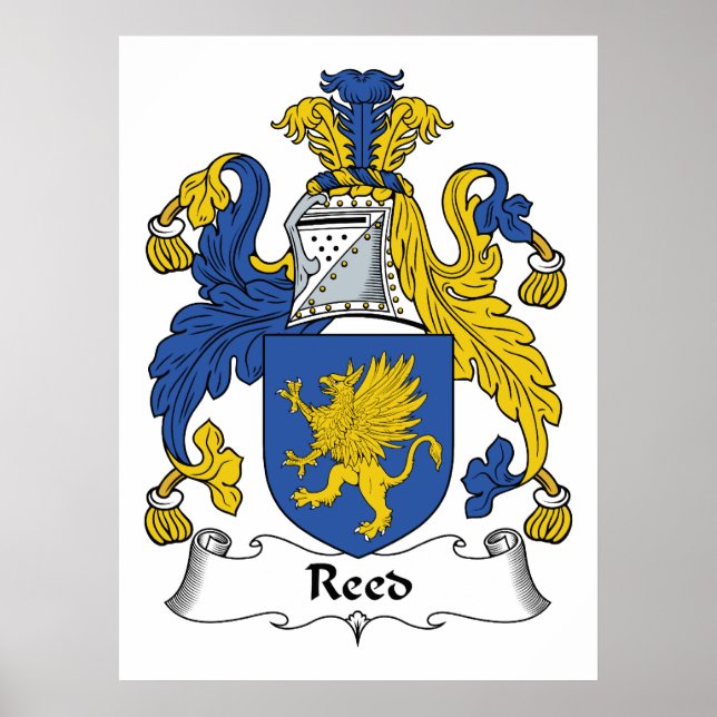 Reed Family Crest Poster (Front)