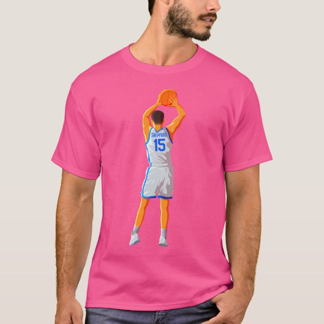 Reed Sheppard - Houston Rockets Basketball T-Shirt (Front)