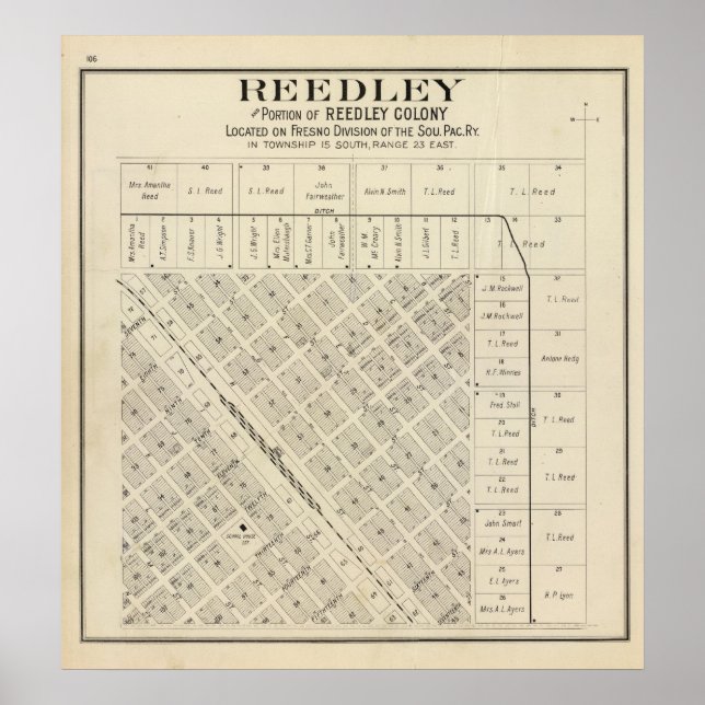 Reedley, California Poster (Front)