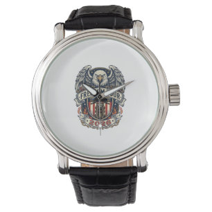 reedom Tour 2026 Vintage Eagle Motorcycle Watch
