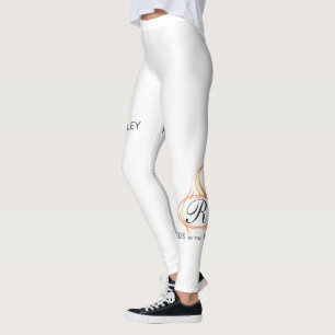 Reeds in the Valley Circle R logo Yoga Leggings