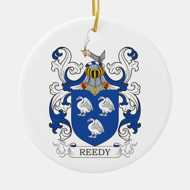 Reedy 2 ceramic tree decoration (Front)