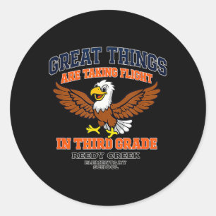 Reedy Creek Elementary School Spirit Classic Round Sticker
