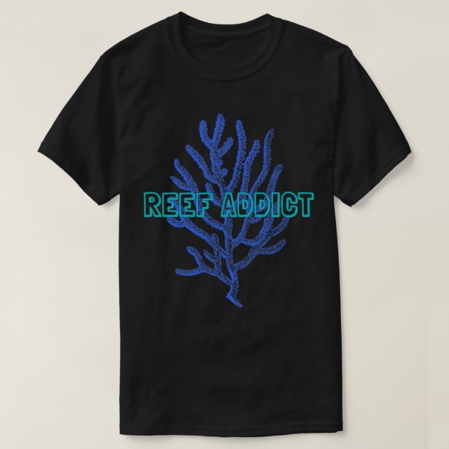 Reef Addict Neon Coral T-Shirt (Design Front)
