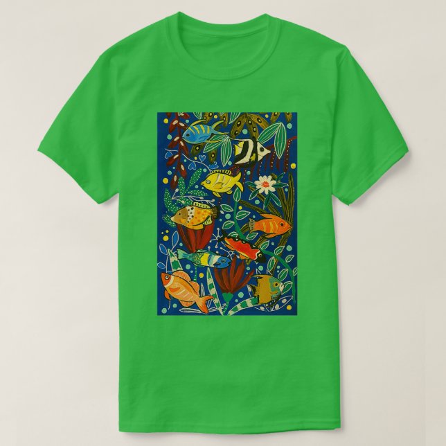 Reef Aquarium T-Shirt (Design Front)