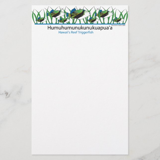 Reef-Fish- Stationery (Front)